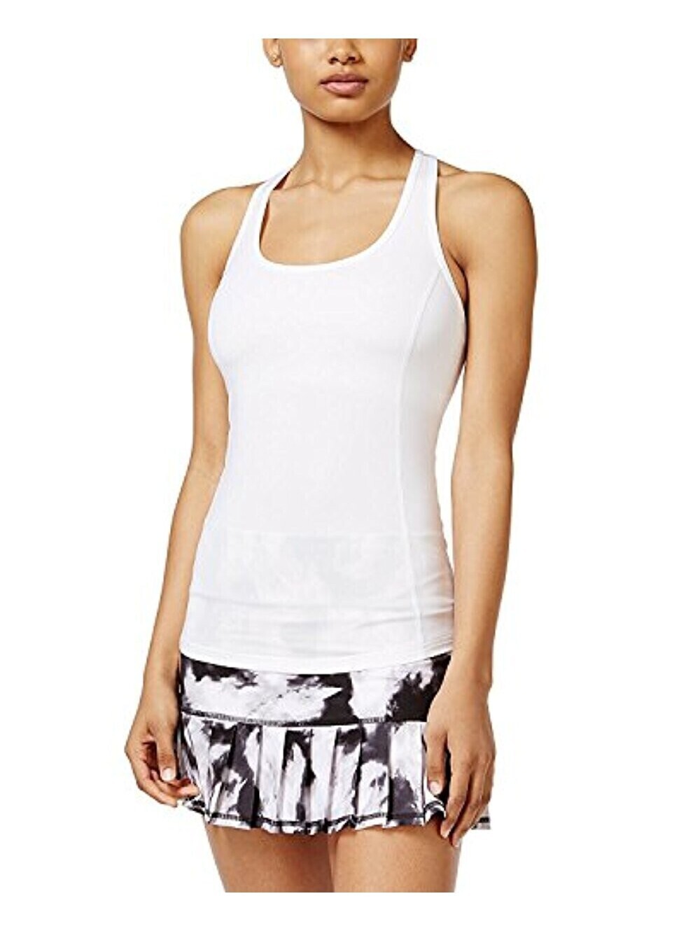 Ideology Womens Braid Back Tank Top Size L